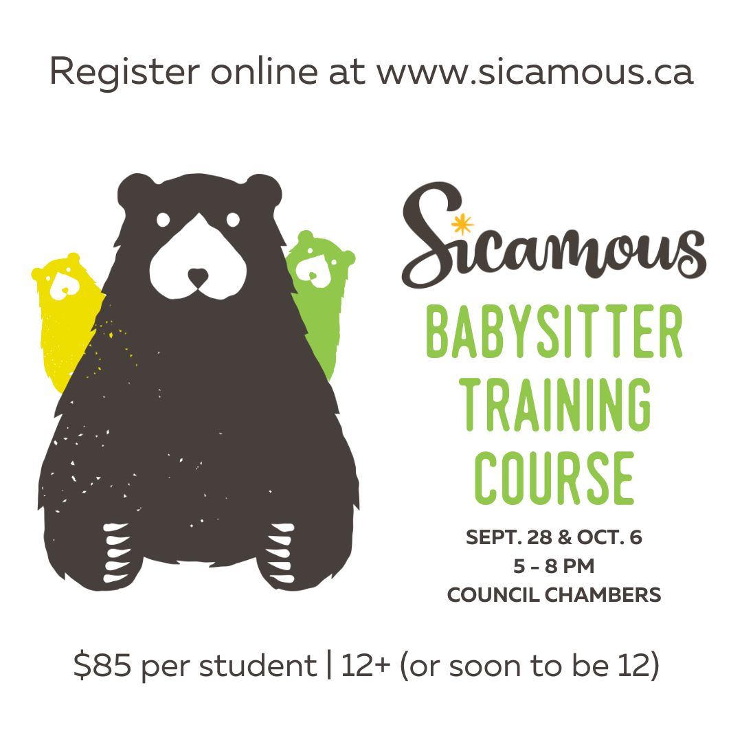 Fall babysitting course news district of sicamous