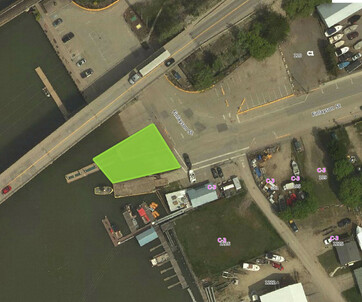 Worksite of the Finlayson Boat Launch upgrades.