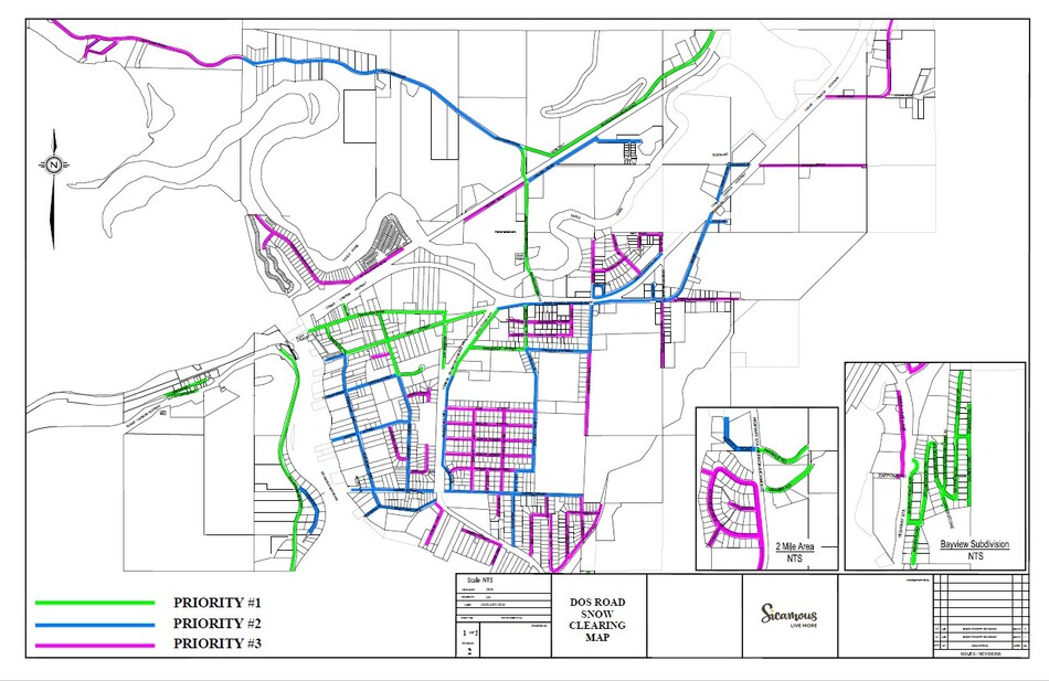 Road Snow Removal Priority Map