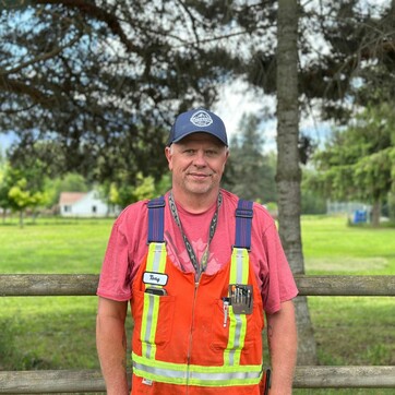 Tony Thompson, Chief Operator of Water Distribution